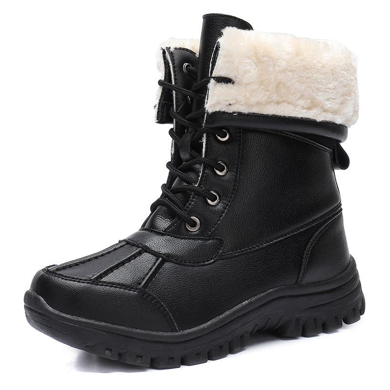 Bottes d'hiver pour femmes doublées avec semelle antidérapante Chic und Stil