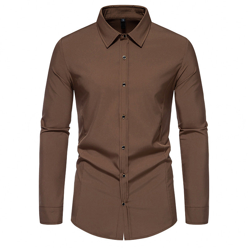 Chemise à manches longues tendance pour hommes avec une coupe élégante Chic und Stil