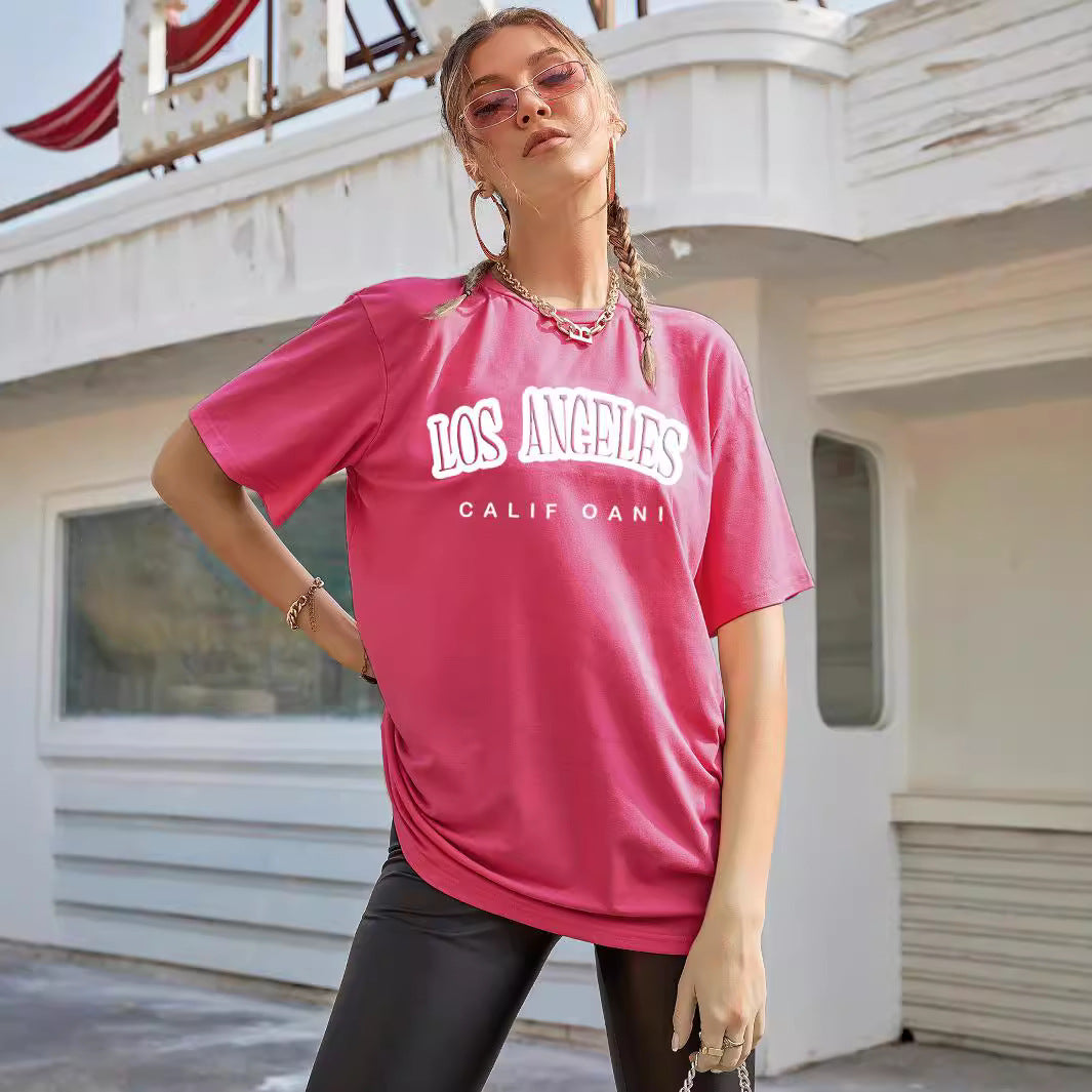 T-shirt oversize pour femmes avec impression graphique tendance et coupe décontractée Chic und Stil