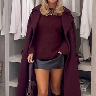 Pull-over en peluche oversized pour femmes avec coupe décontractée Chic und Stil