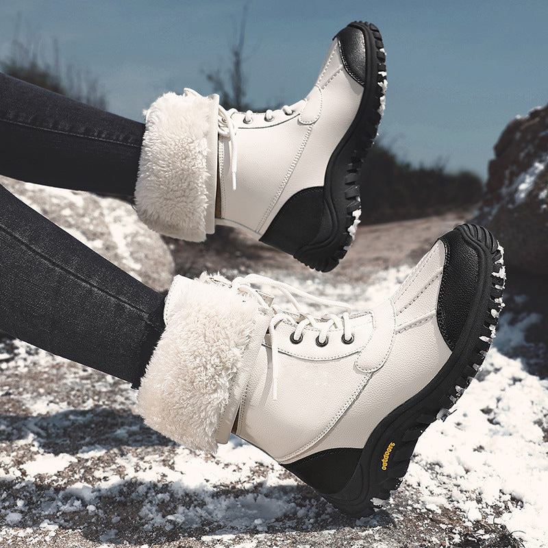 Bottes d'hiver chaudes pour femmes avec doublure isolante et semelle antidérapante Chic und Stil