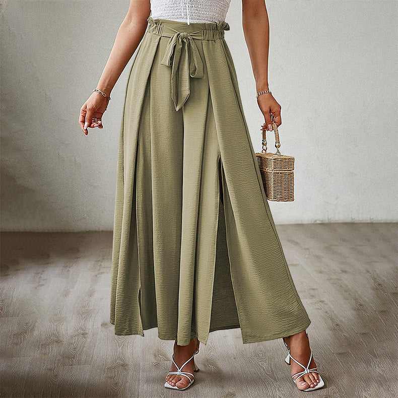 Jupes maxi fluides taille haute pour femmes Chic und Stil