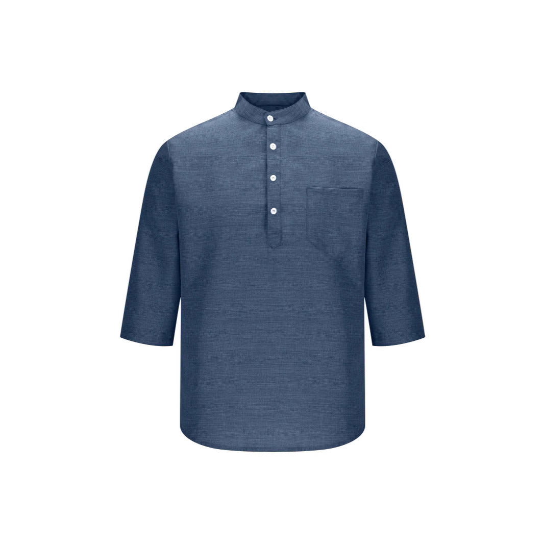 Chemise à carreaux mi-longue pour femme au style élégant Chic und Stil
