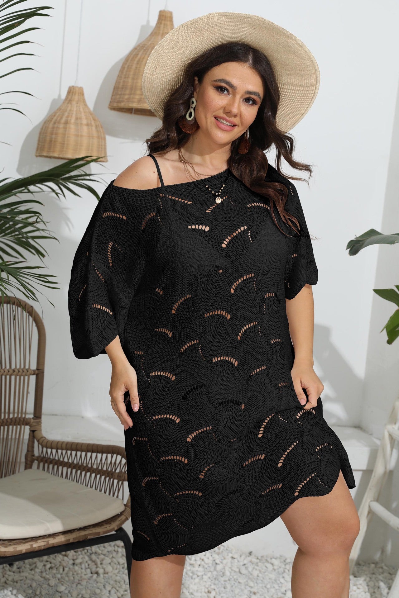 Robes de plage web ouvertes pour femmes Chic und Stil