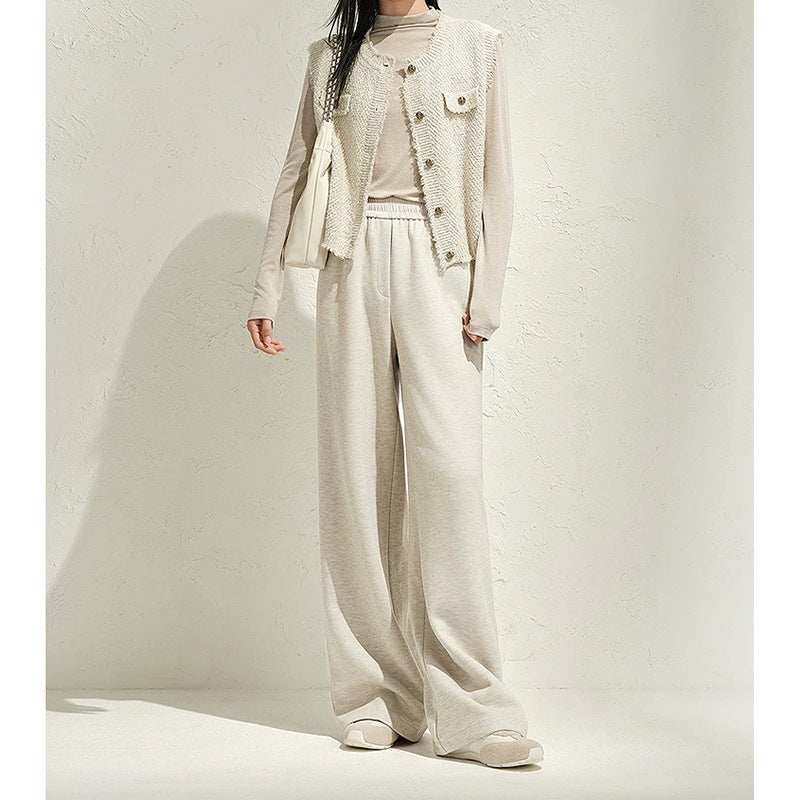 Gilet sans manches en tricot texturé pour femmes Chic und Stil
