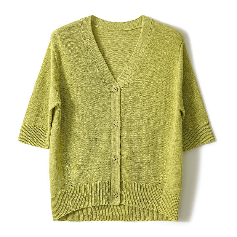 Gilet tricot à manches courtes pour femmes Chic und Stil