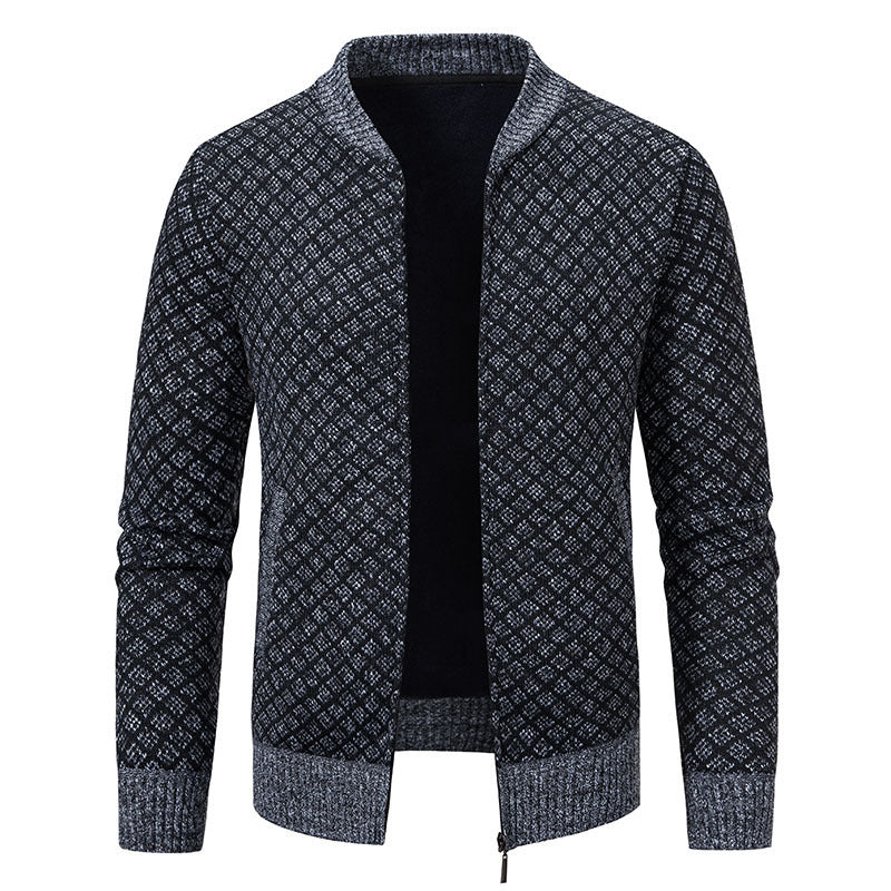 Blazer en tricot élégant pour hommes avec fine structure Chic und Stil