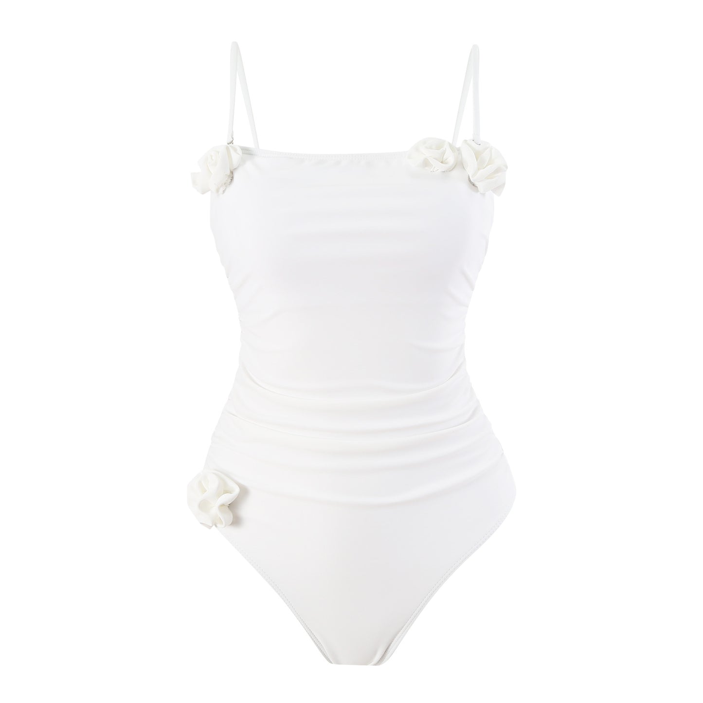 Maillot de bain une pièce pour femmes avec un ruché raffiné et des détails délicats Chic und Stil