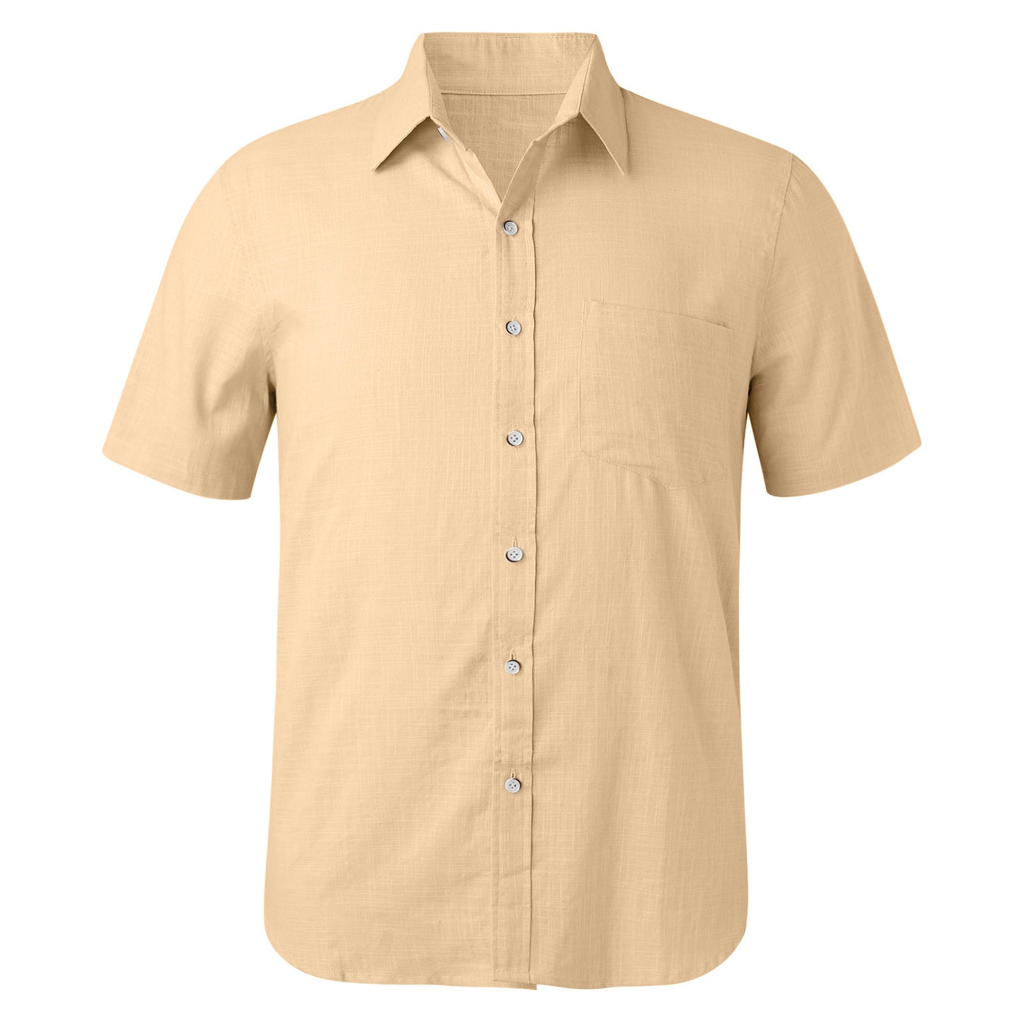 Chemise à manches courtes pour hommes avec une structure fine et une poche poitrine Chic und Stil