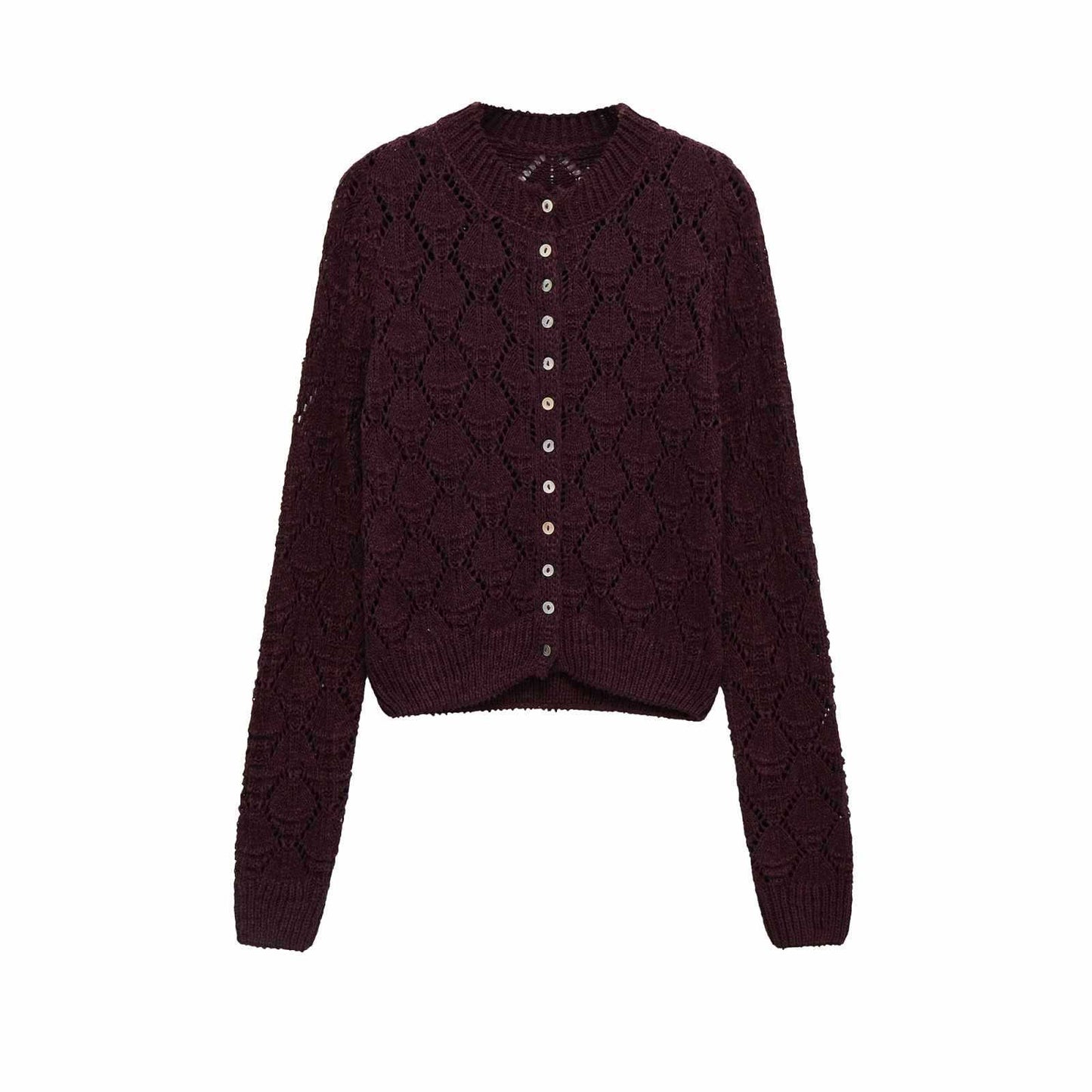Damen weicher Strickcardigan mit Knopfleiste Chic und Stil