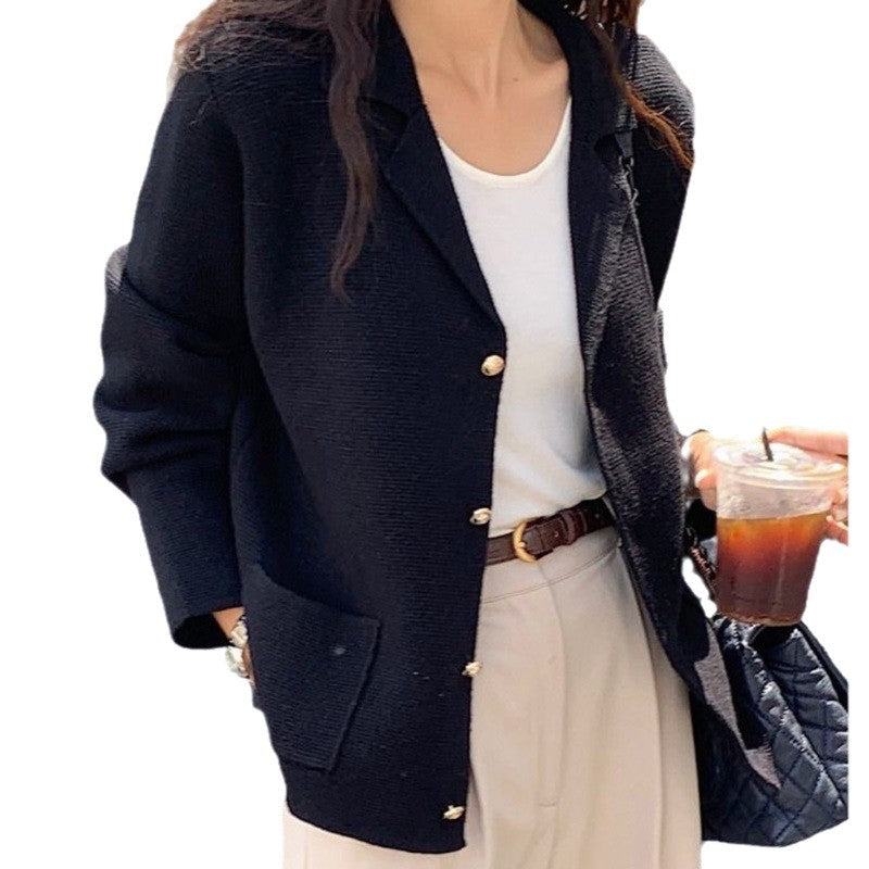 Cardigan élégant pour femme en tissu texturé Chic und Stil
