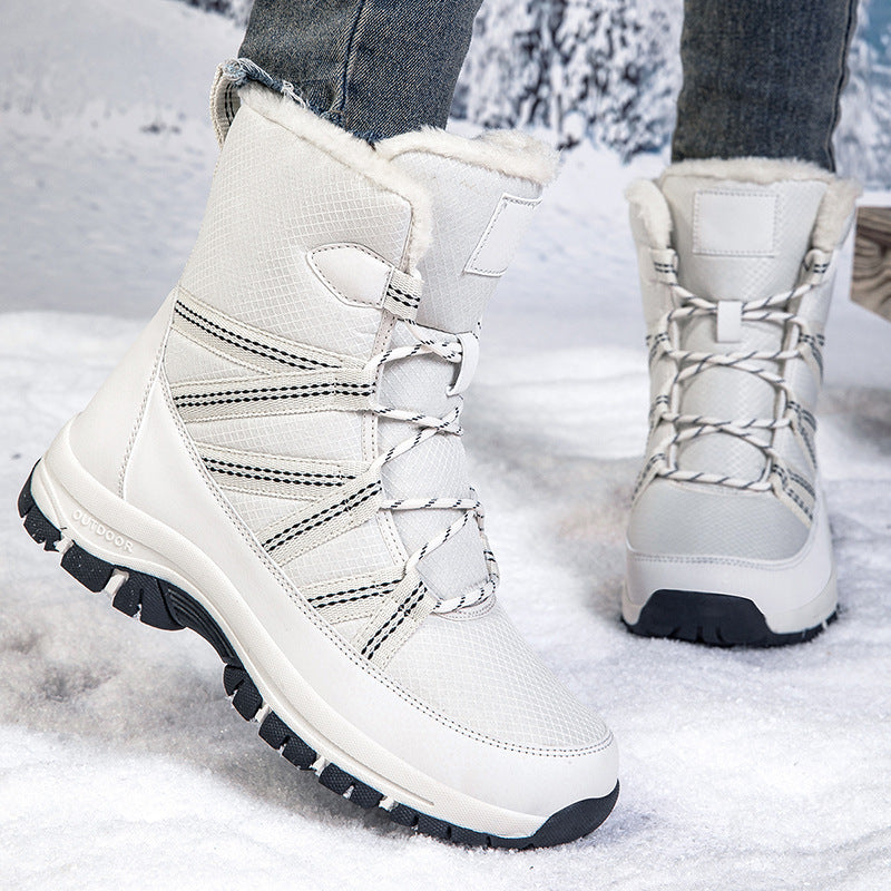 Bottes d'hiver pour femmes avec doublure isolante et semelle antidérapante Chic und Stil