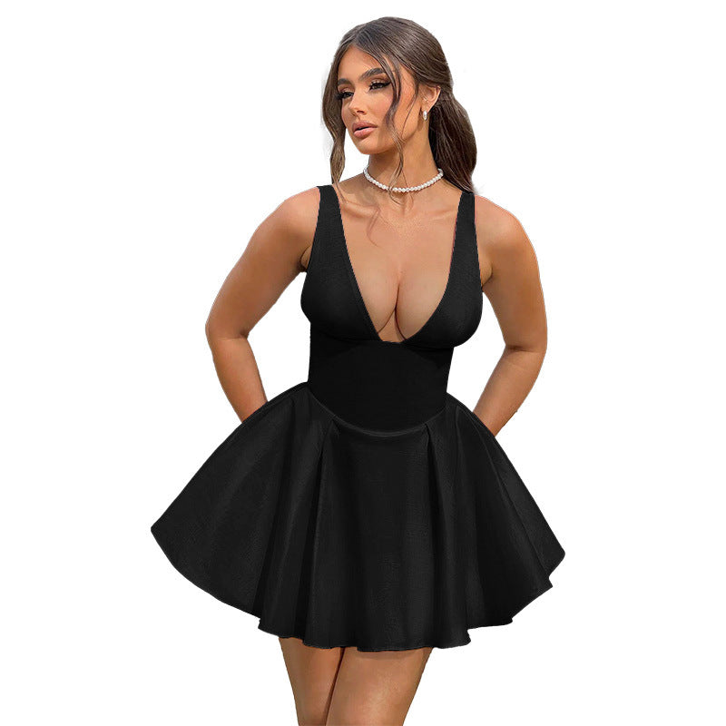 Robe mini à bretelles spaghetti femme Chic und Stil