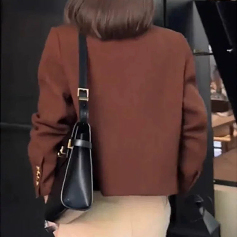 Blazer Tailleur Boucle Femme Chic und Stil