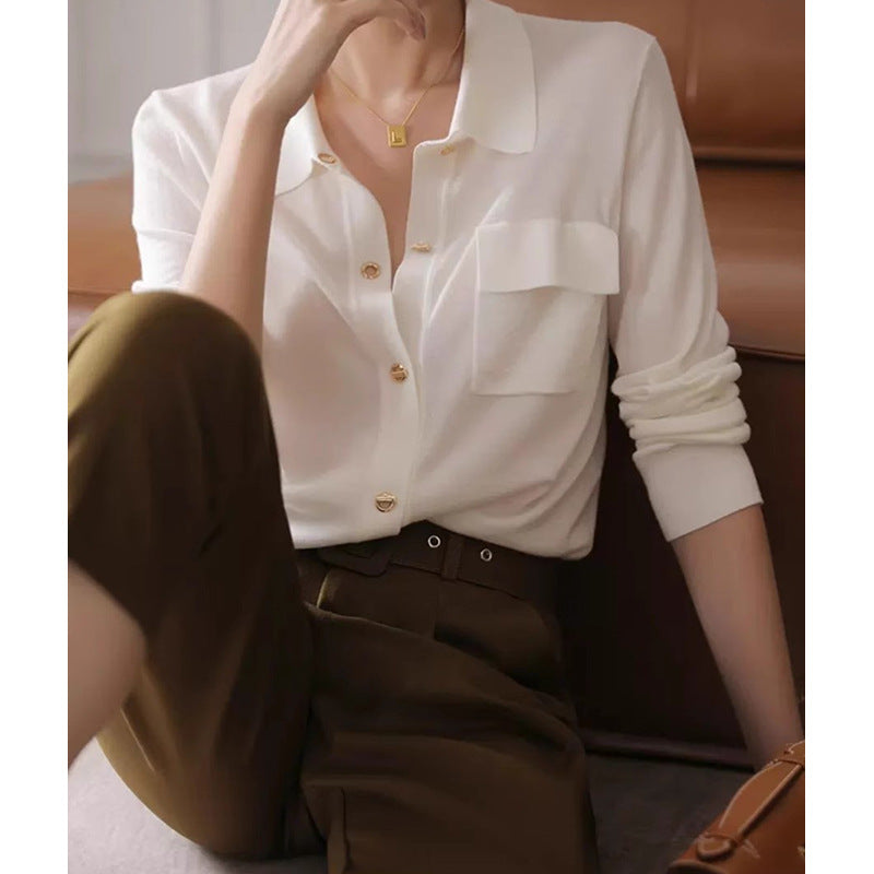 Blouse chic pour femmes avec détail de poche Chic und Stil