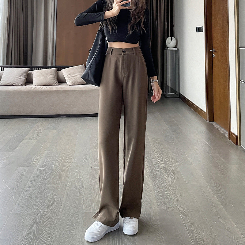 Pantalons larges taille haute pour femmes Chic und Stil 1750846289