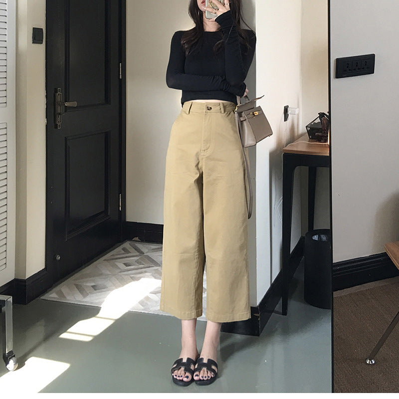 Pantalons larges à taille haute pour femmes Chic und Stil
