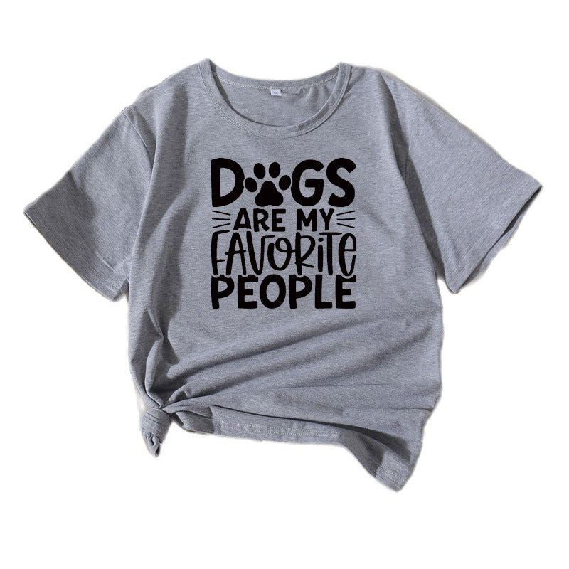 T-shirt graphique pour femmes amatrices de chiens Chic und Stil