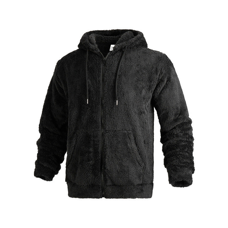 Veste en polaire douillette pour homme avec col montant et poches kangourou Chic und Stil