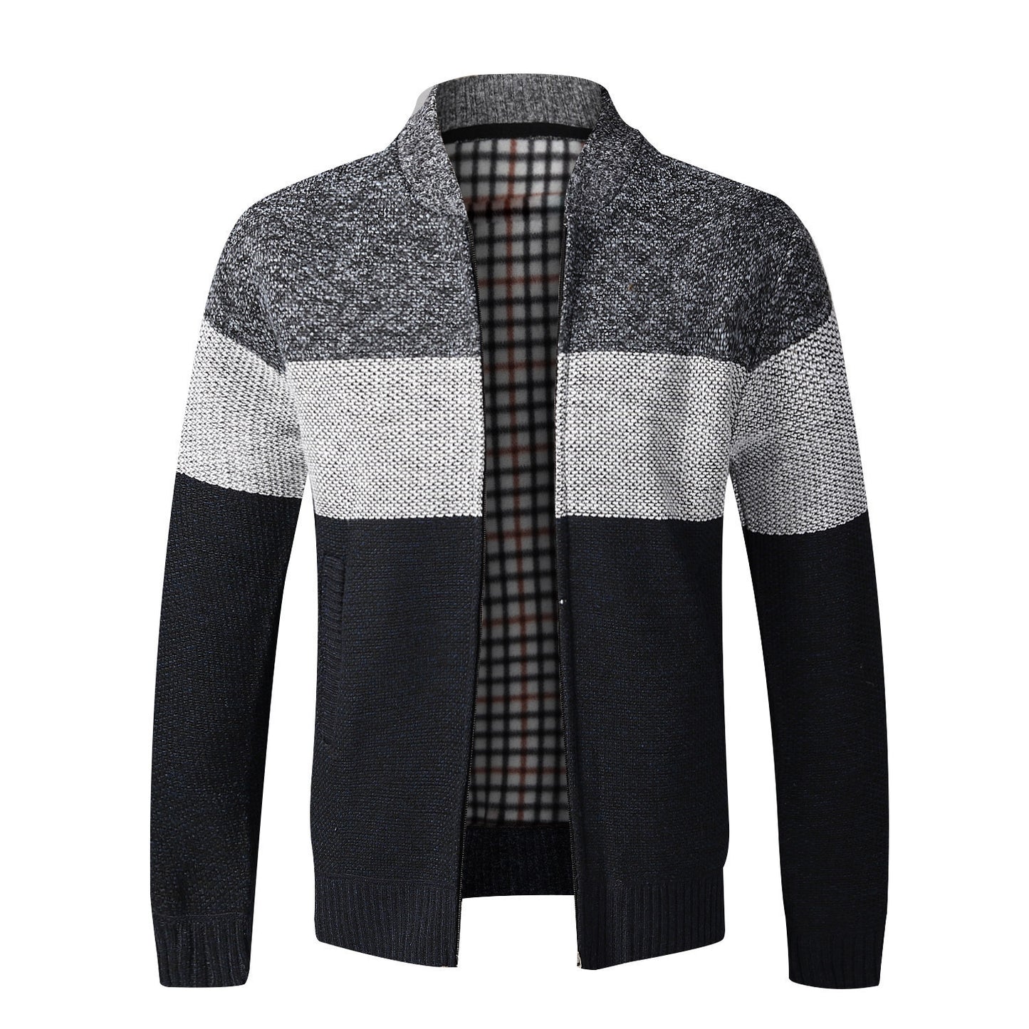 Cardigan en tricot sportif pour hommes au design moderne Chic und Stil