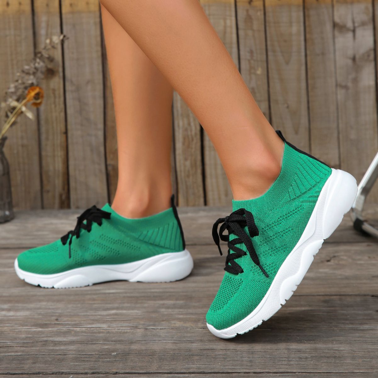 Baskets de sport pour femmes avec tige en mesh respirant Chic und Stil