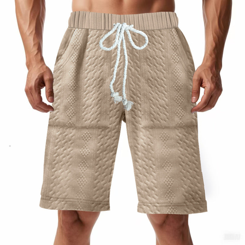 Shorts de bain sportifs pour hommes avec taille élastique et cordon de serrage Chic und Stil
