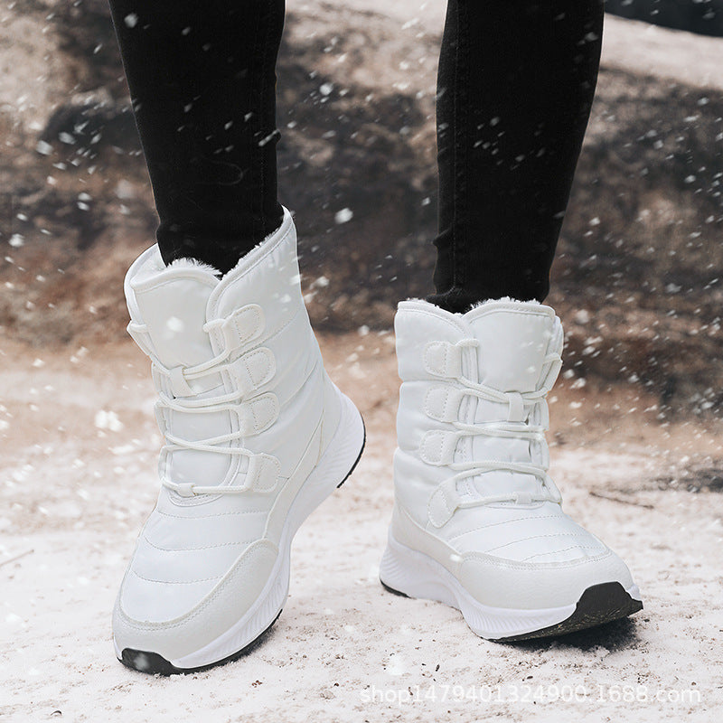 Bottes d'hiver thermo pour femmes avec semelle antidérapante et doublure isolante Chic und Stil