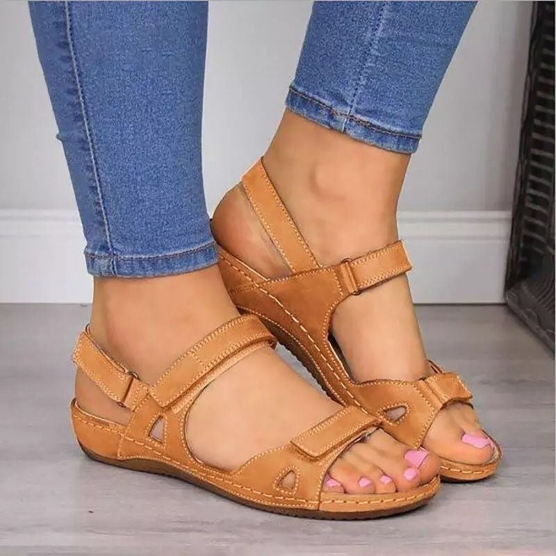 Sandales de confort décontractées réglables pour femmes Chic und Stil