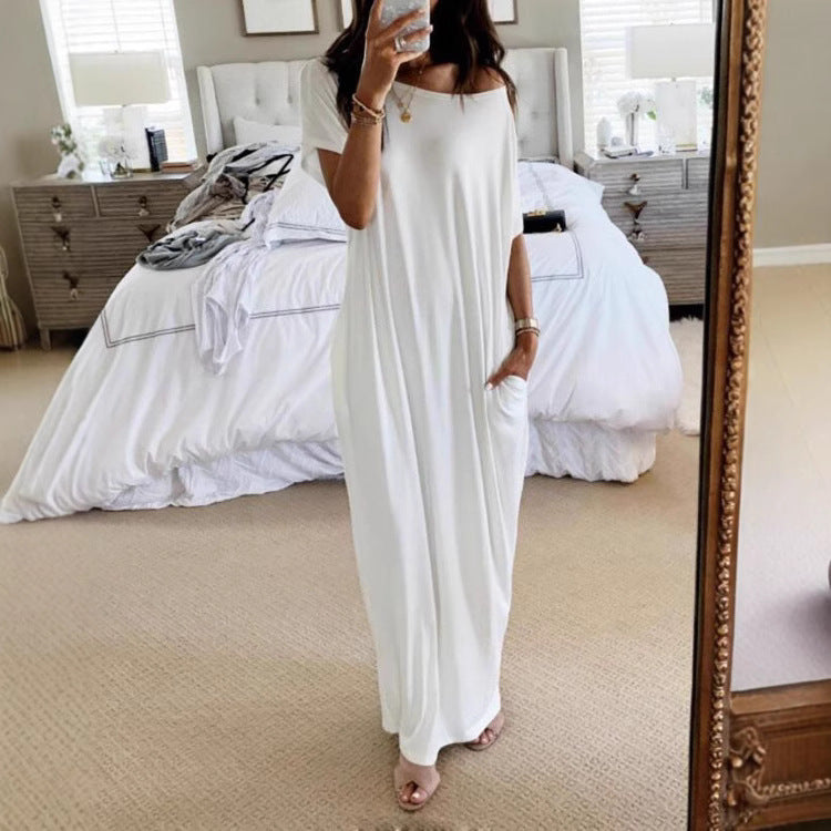 Robe maxi décontractée pour femmes avec coupe ample et poches pratiques Chic und Stil