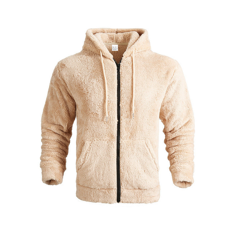 Veste en polaire douillette pour homme avec col montant et poches kangourou Chic und Stil