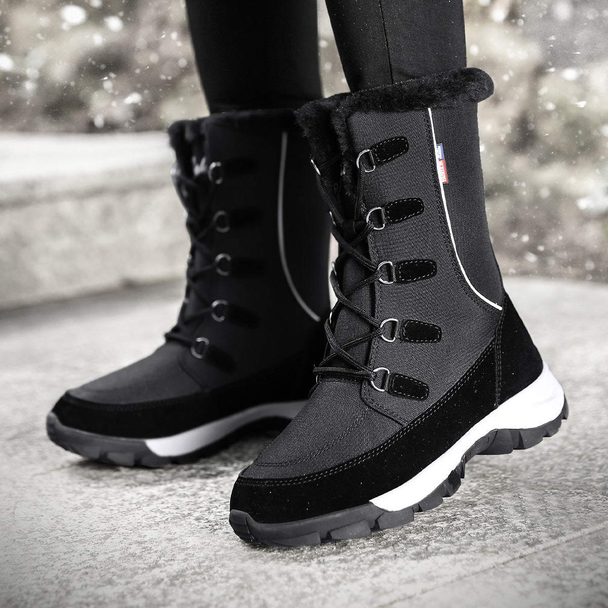 Bottes d'hiver isolées pour femmes avec semelle antidérapante et doublure intérieure douce Chic und Stil
