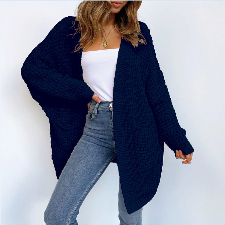 Veste en maille épaisse pour femmes avec coupe décontractée et poches pratiques Chic und Stil