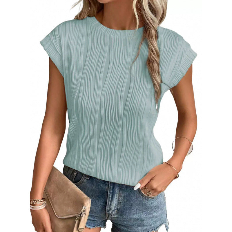 Blouse plissée structurée pour femmes Chic und Stil