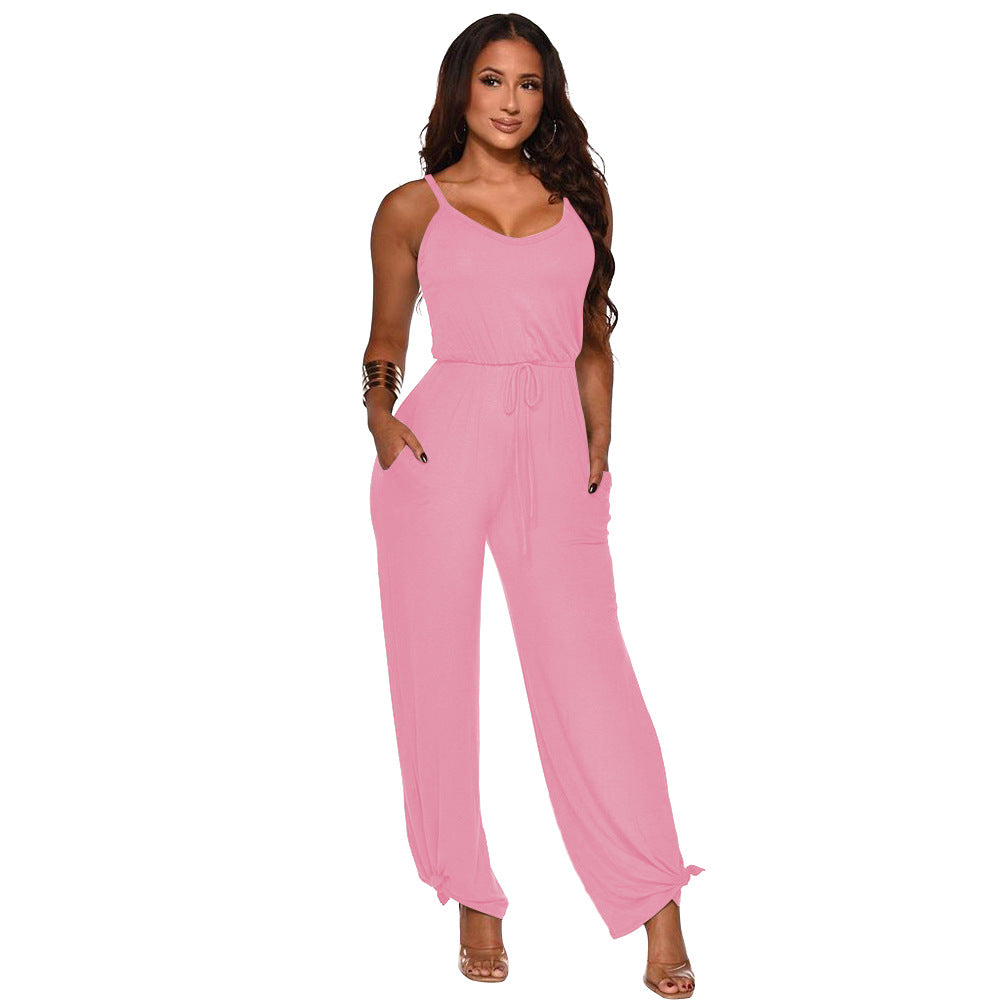 Dames Décontracté Sans Manches Combinaison Chic und Stil