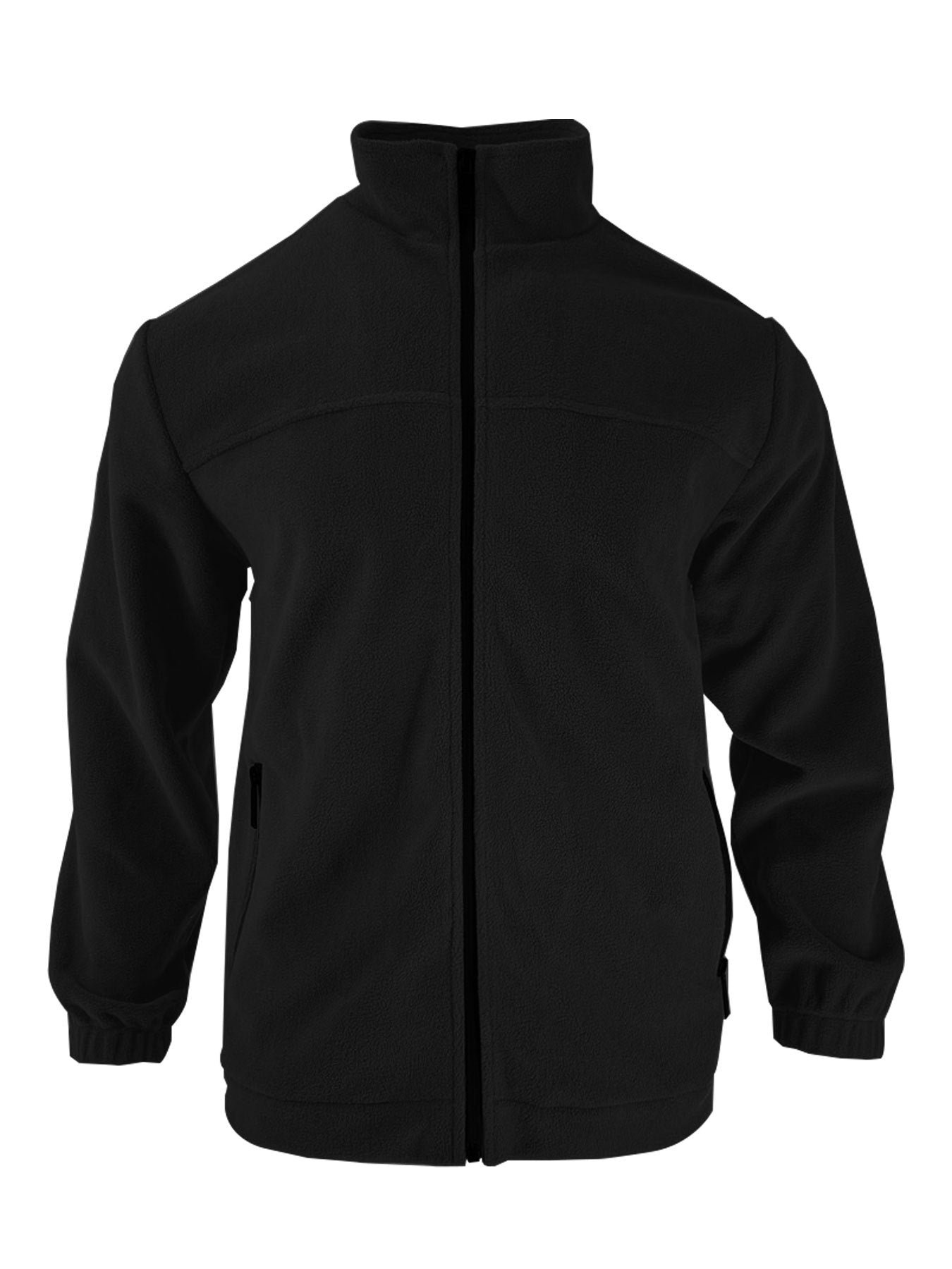 Veste en polaire pour hommes avec col haut et poches zippées pratiques Chic und Stil