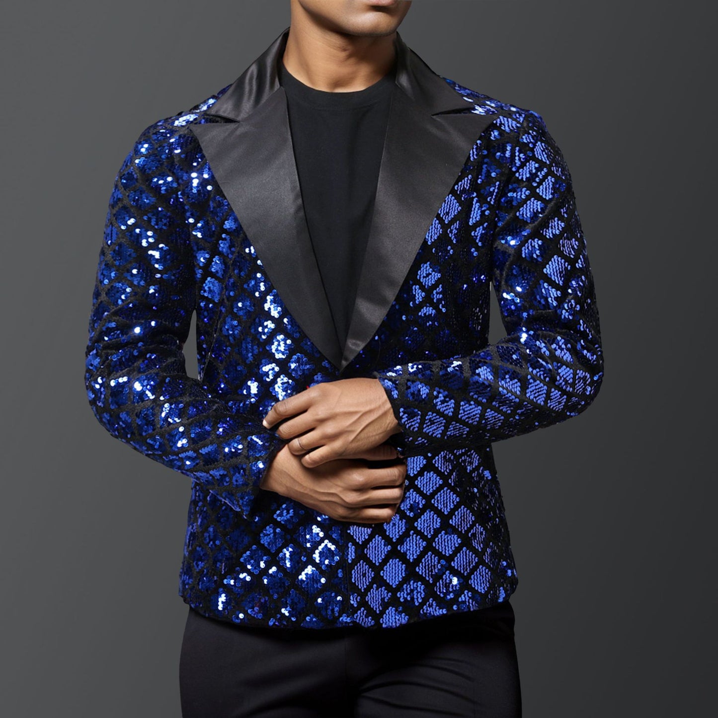 Blazer à paillettes élégant pour hommes avec design luxueux Chic und Stil