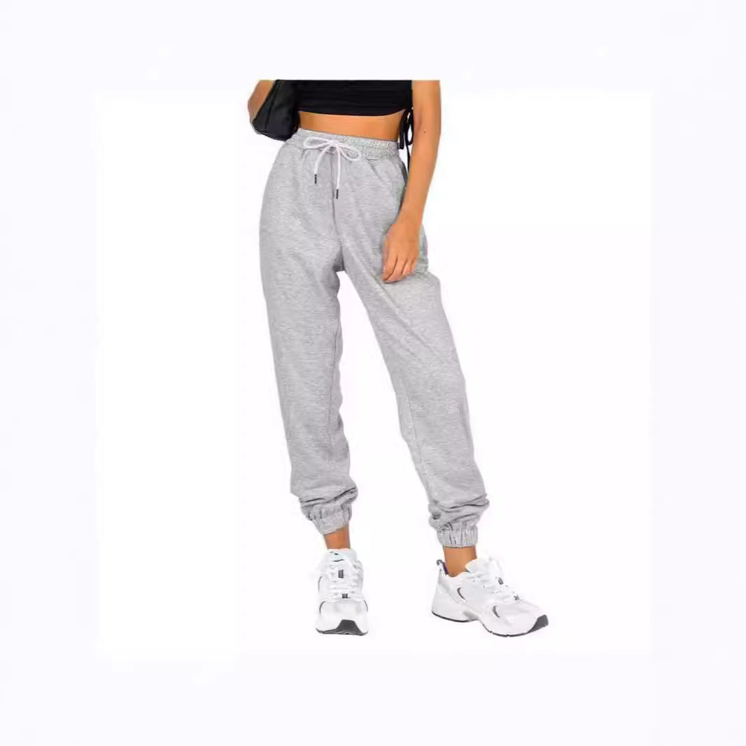 Pantalon d'entraînement pour femme avec taille élastique et coupe décontractée Chic und Stil