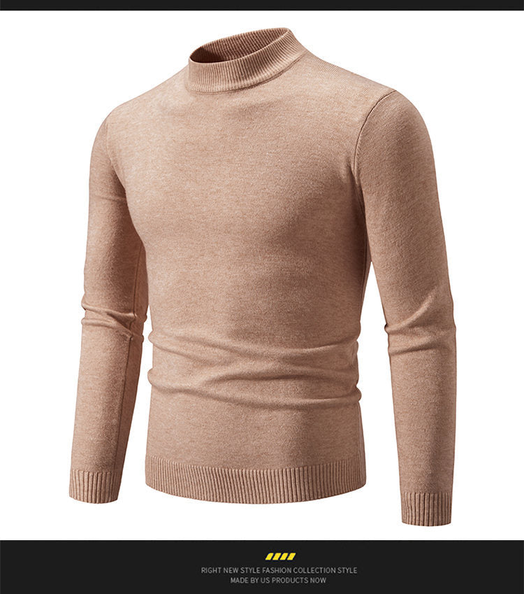Pull élégant pour hommes avec col montant Chic und Stil