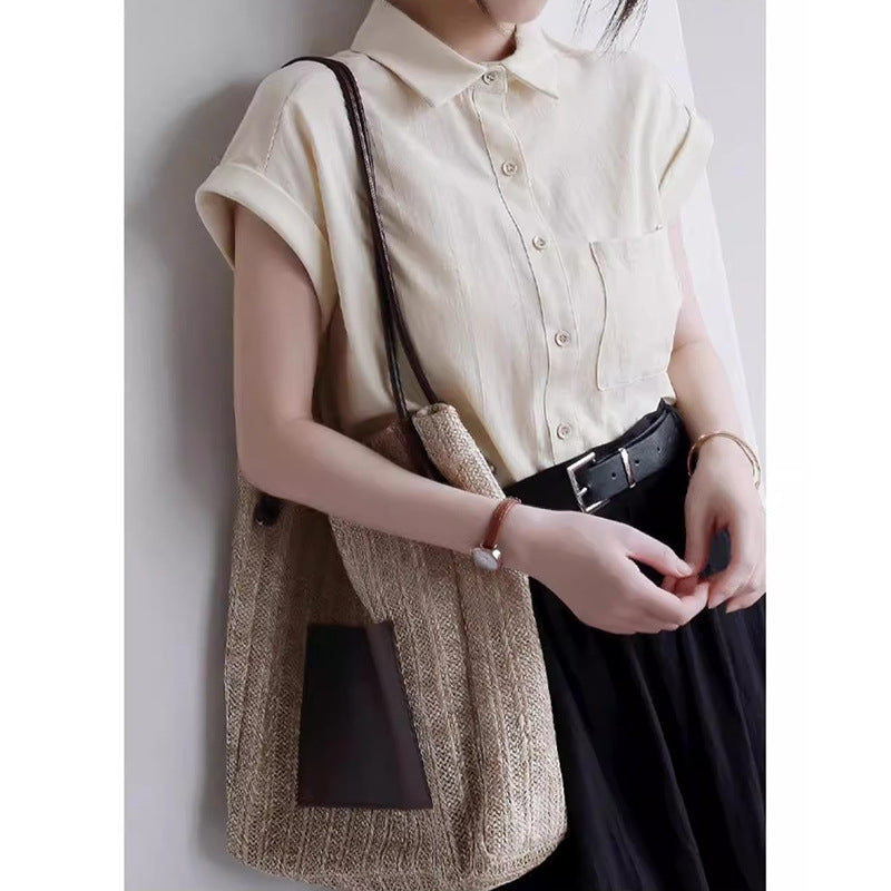 Chemise casual à col pour femmes Chic und Stil