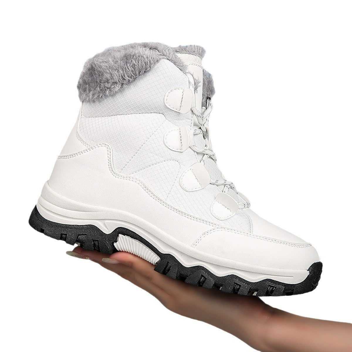 Bottes d'hiver thermo pour femmes avec doublure isolante et semelle antidérapante Chic und Stil