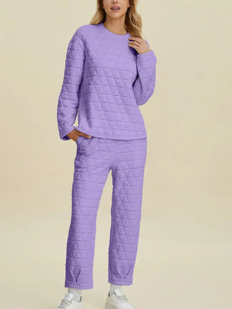 Dames Ensemble de détente matelassé Chic und Stil