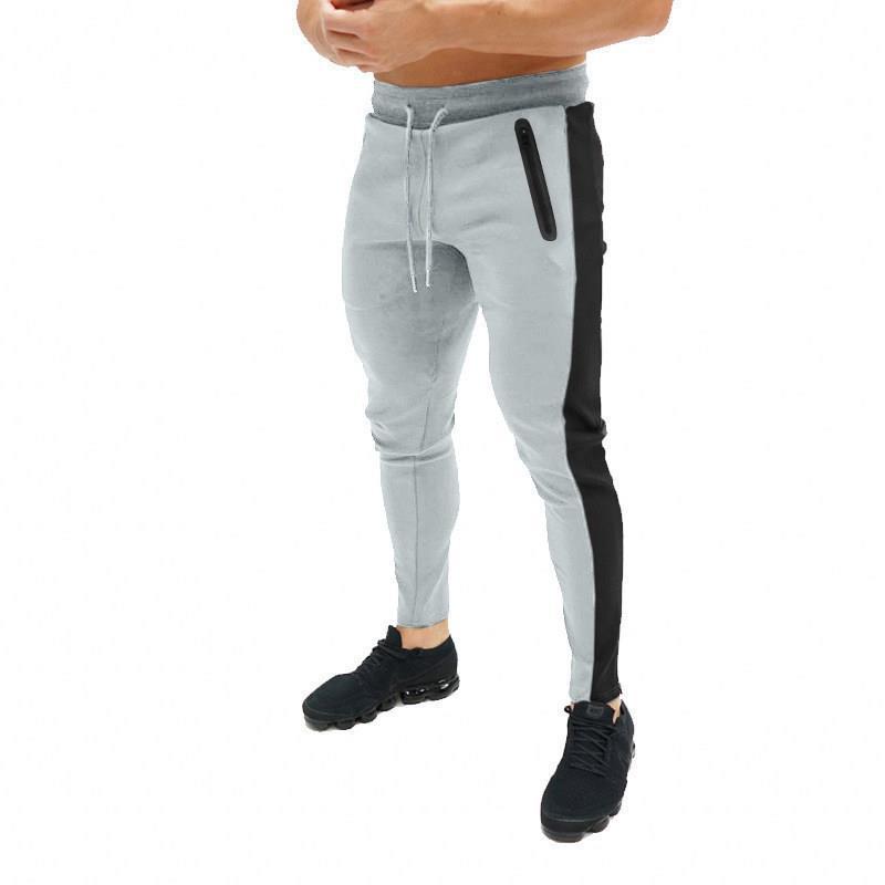 Pantalon de jogging sportif pour hommes avec poches zippées latérales Chic und Stil