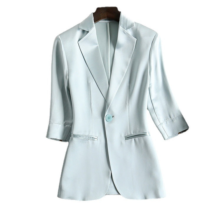 Veste en satin sur mesure pour femmes Chic und Stil