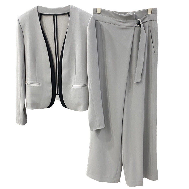 Tailored blazer set for women and wide-leg pants Chic and Style