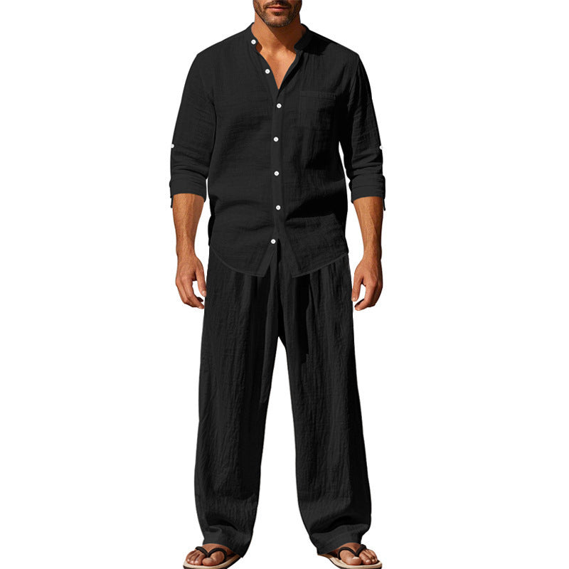 Hommes ensemble complet en lin léger Chic und Stil