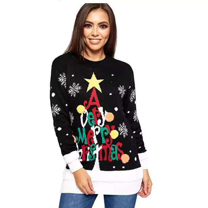 Pull de Noël pour femmes avec design festif Chic und Stil
