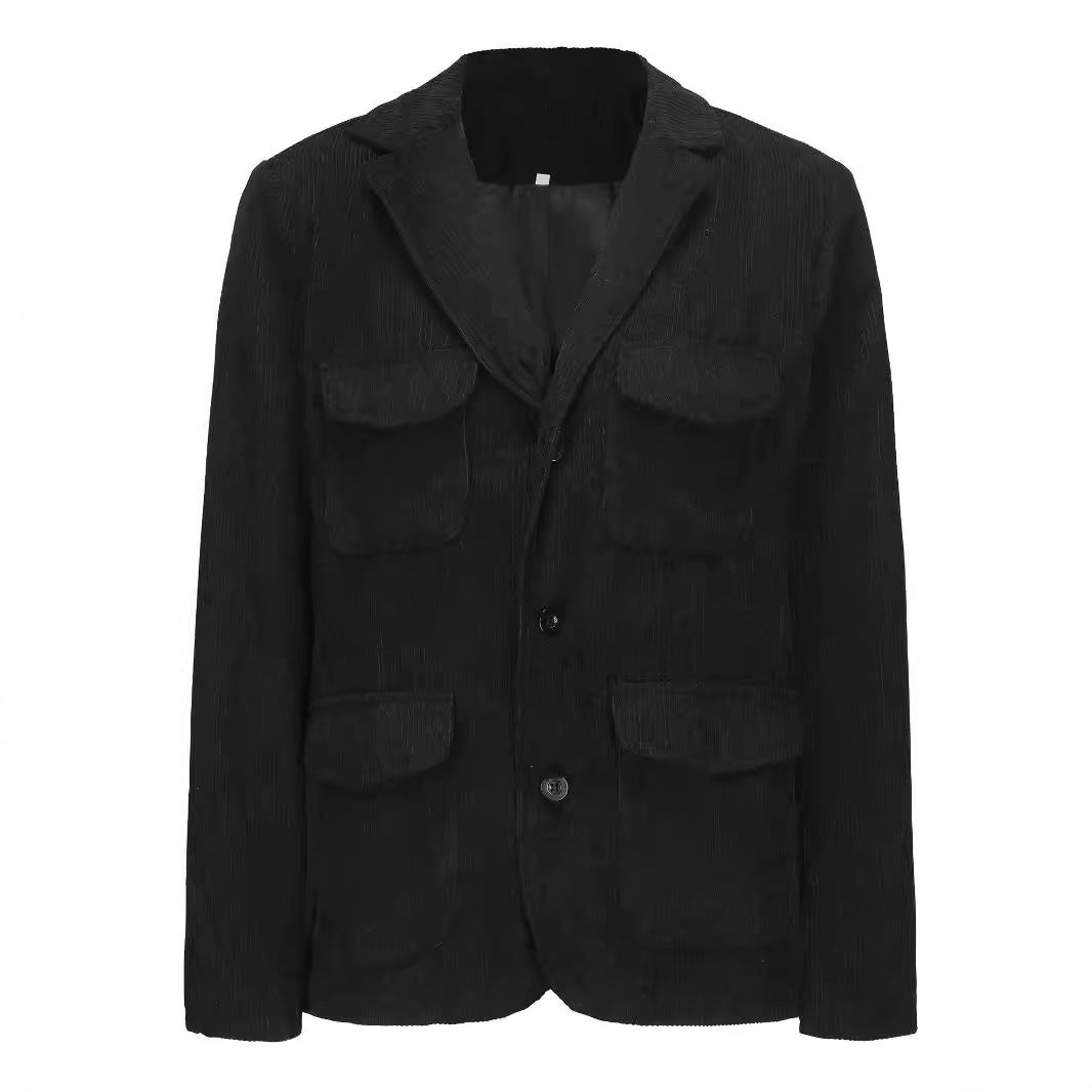 Blazer en cord pour femmes avec poches fonctionnelles Chic und Stil