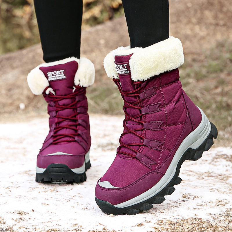 Bottes d'hiver pour femmes avec semelle antidérapante et doublure isolante Chic und Stil