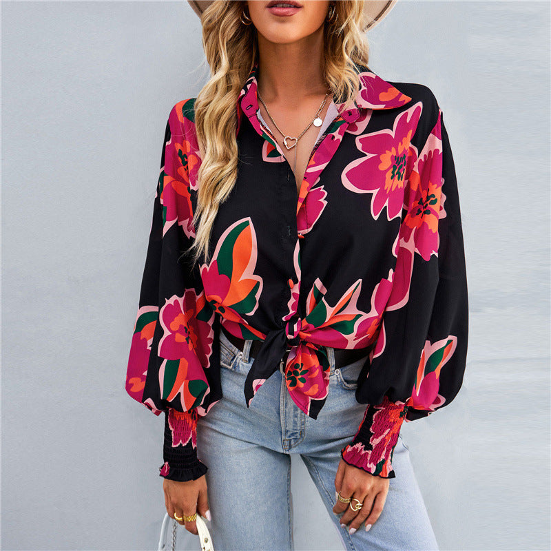 Chemise à carreaux oversize pour femmes avec détails de volants Chic und Stil