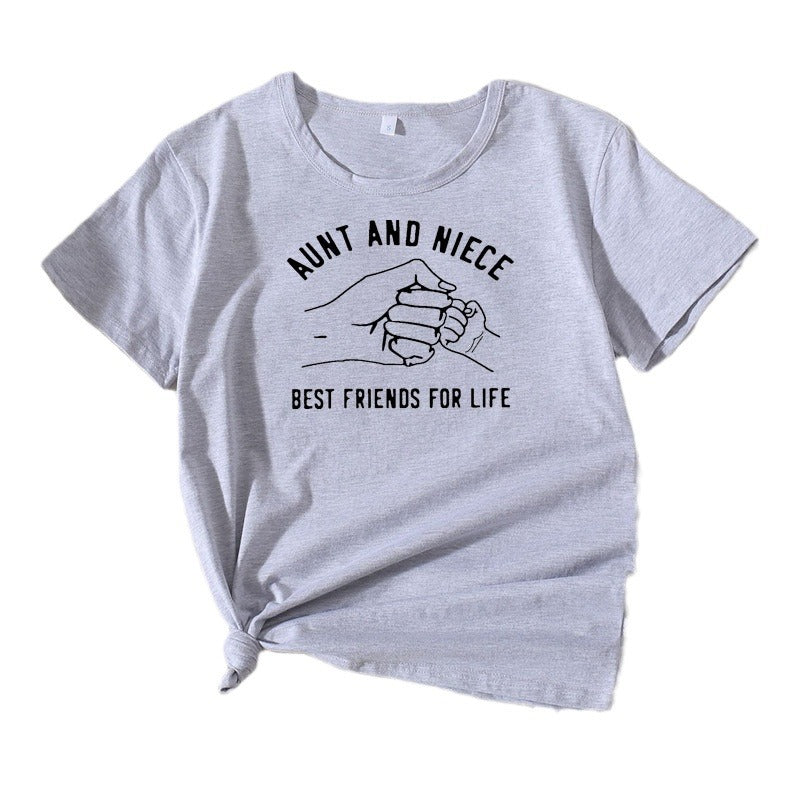 T-shirt graphique de temps libre pour femmes Chic und Stil